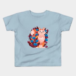 Fox in the Flowers Kids T-Shirt